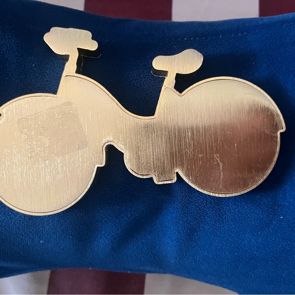 Gold Bicycle Decor by Unknown Brand - Picture 2 of 2